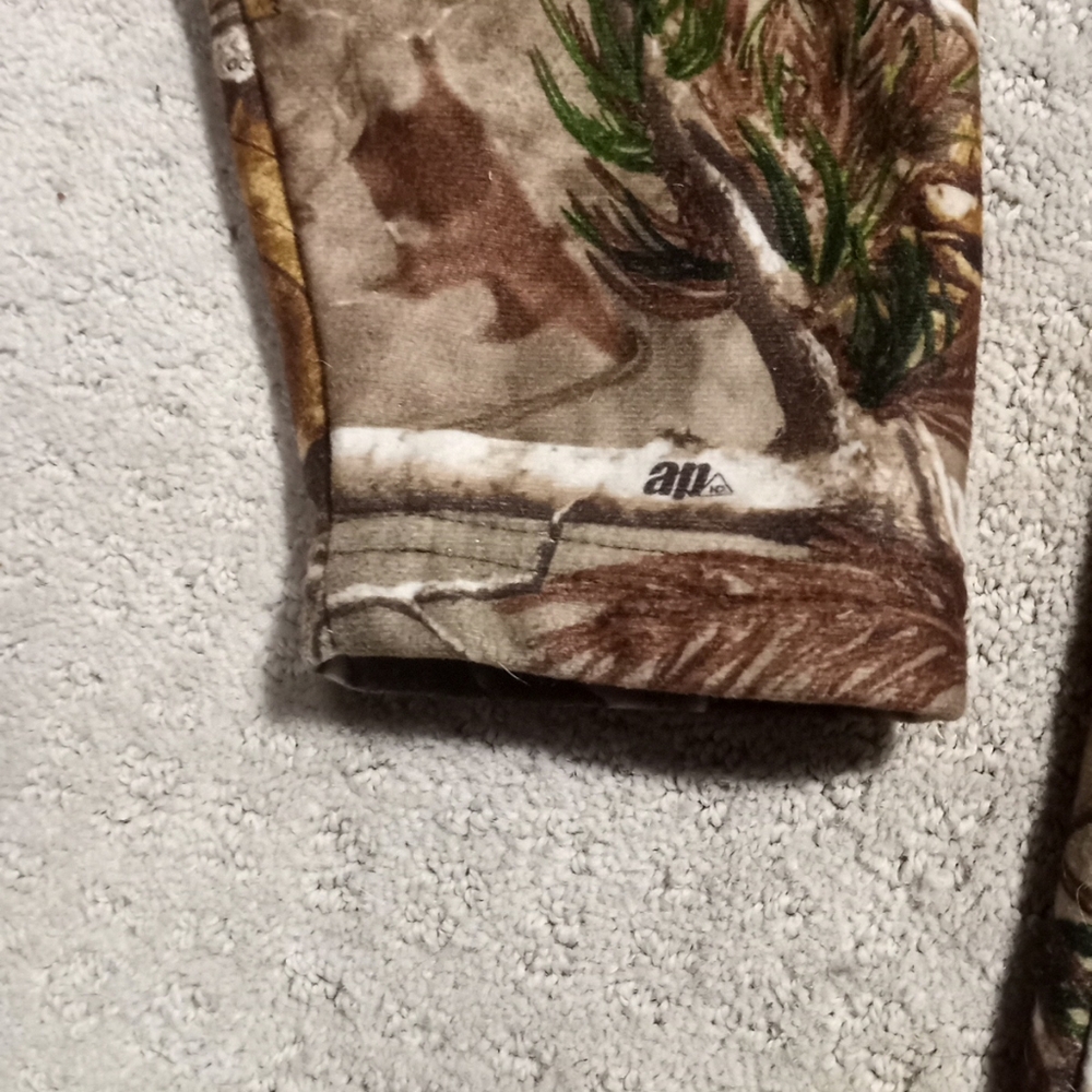 Scent Lok Full Season Base Layer Realtree Fleece Camo Jacket Mens Size Large - Picture 14 of 16